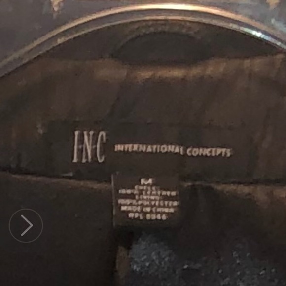 INC Genuine Leather Jacket - Picture 3 of 3